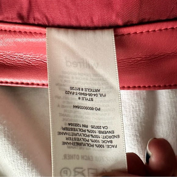 Sz 16 Aritzia WILFRED Melina Vegan Leather Pants, EUC - Picture 6 of 6